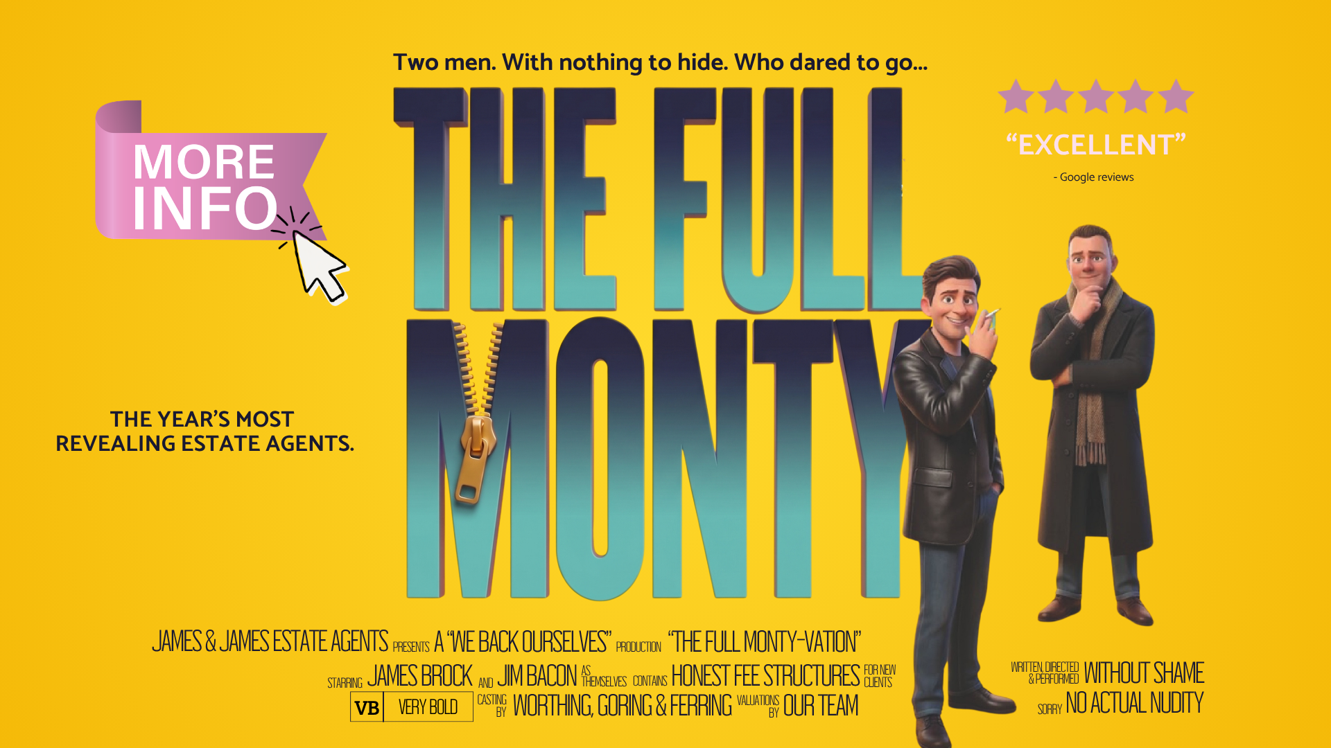 Full Monty Spoof for James and James offer