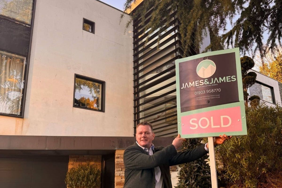 James & James sold sign